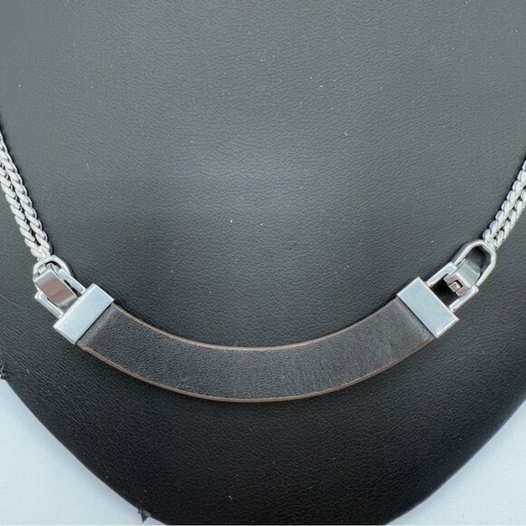 Stella & Dot KEEP Collective Reversible Leather Necklace - Picture 7 of 13